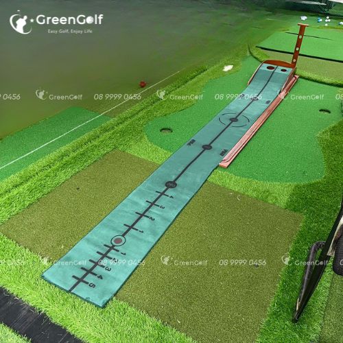 Thảm Tập Putting Golf Khung Gỗ Cao Cấp Thế Hệ Mới 2024