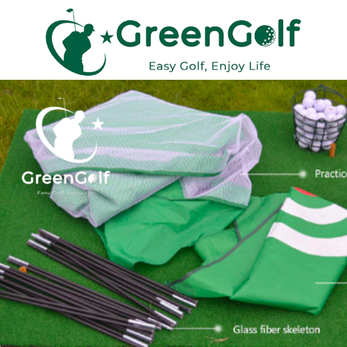 Combo Lều Tập Golf 1.4x2m + Thảm Tập Swing 1.2x1.2m + Tặng Kèm 3 Bóng Xốp Chơi Kỹ Thuật + 2 Tee