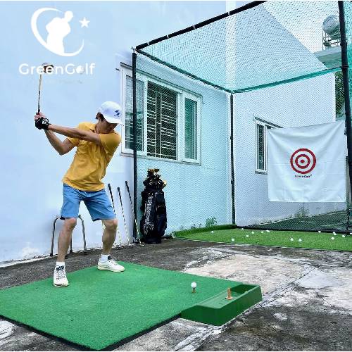 Thảm Tập Golf Swing 1.5x1.5m - Thảm swing tiêu chuẩn sân tập golf