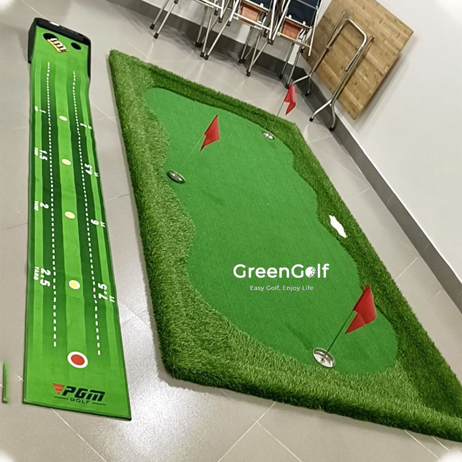 Thảm tập Golf Put tự động bật bóng PGM _ TPBL01