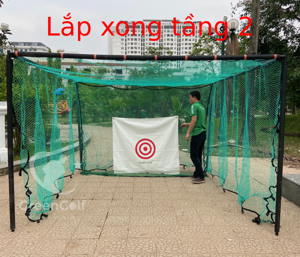 Combo Khung 3x3x3 + Thảm Swing 1.5x1.5 + Cỏ Nhân Tạo 3x3 - CBKL8