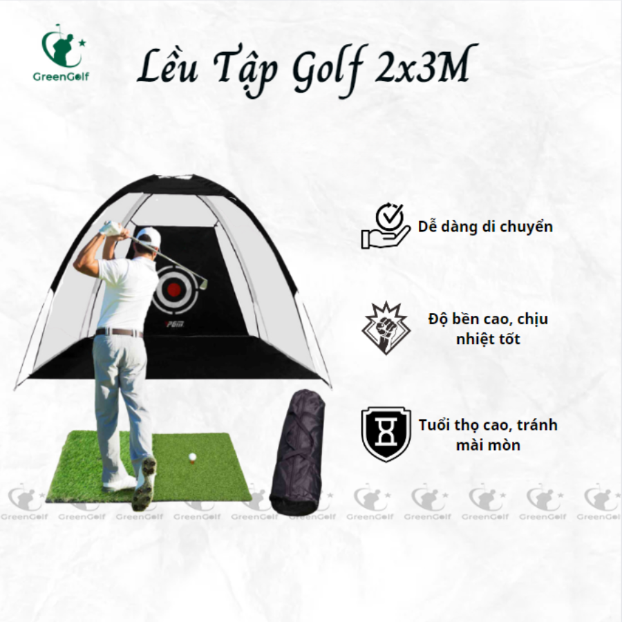 🏌️ LỀU TẬP GOLF 2x3M - ĐỐI TÁC LUYỆN TẬP TỐI ƯU CHO GOLFER 🏌️