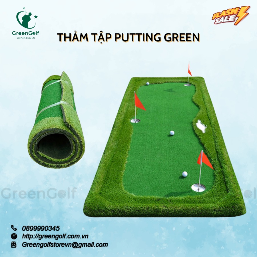 Thảm Tập Golf Putting Green 1.2x2.5m