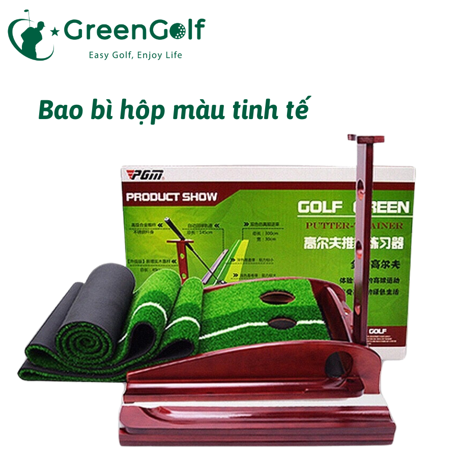 Thảm tập Golf Put gỗ