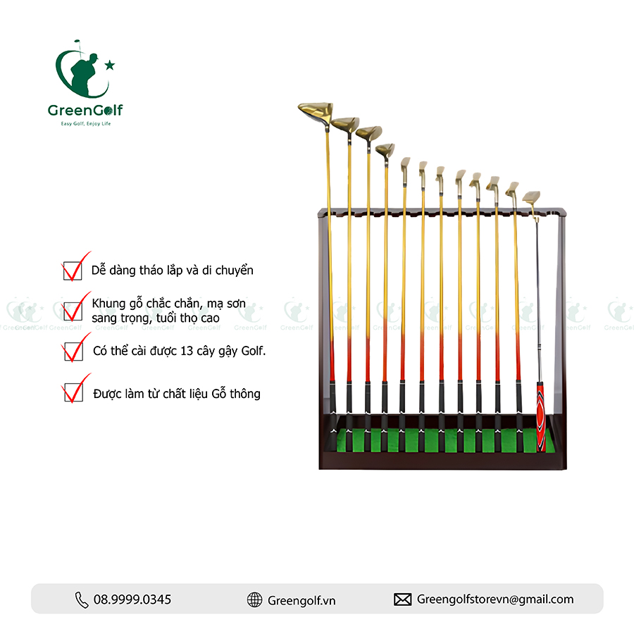 Giá để 13 gậy cao cấp