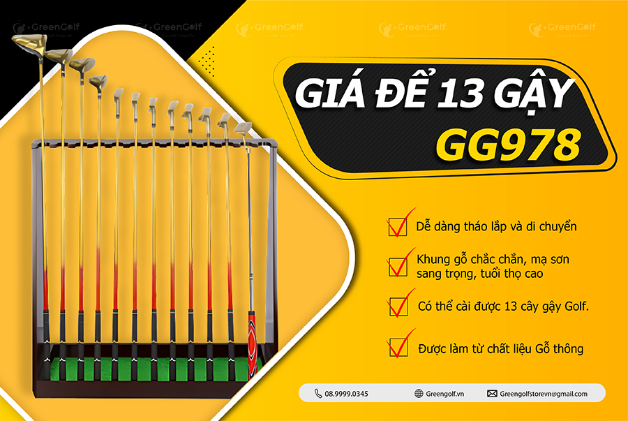 Giá để 13 gậy cao cấp