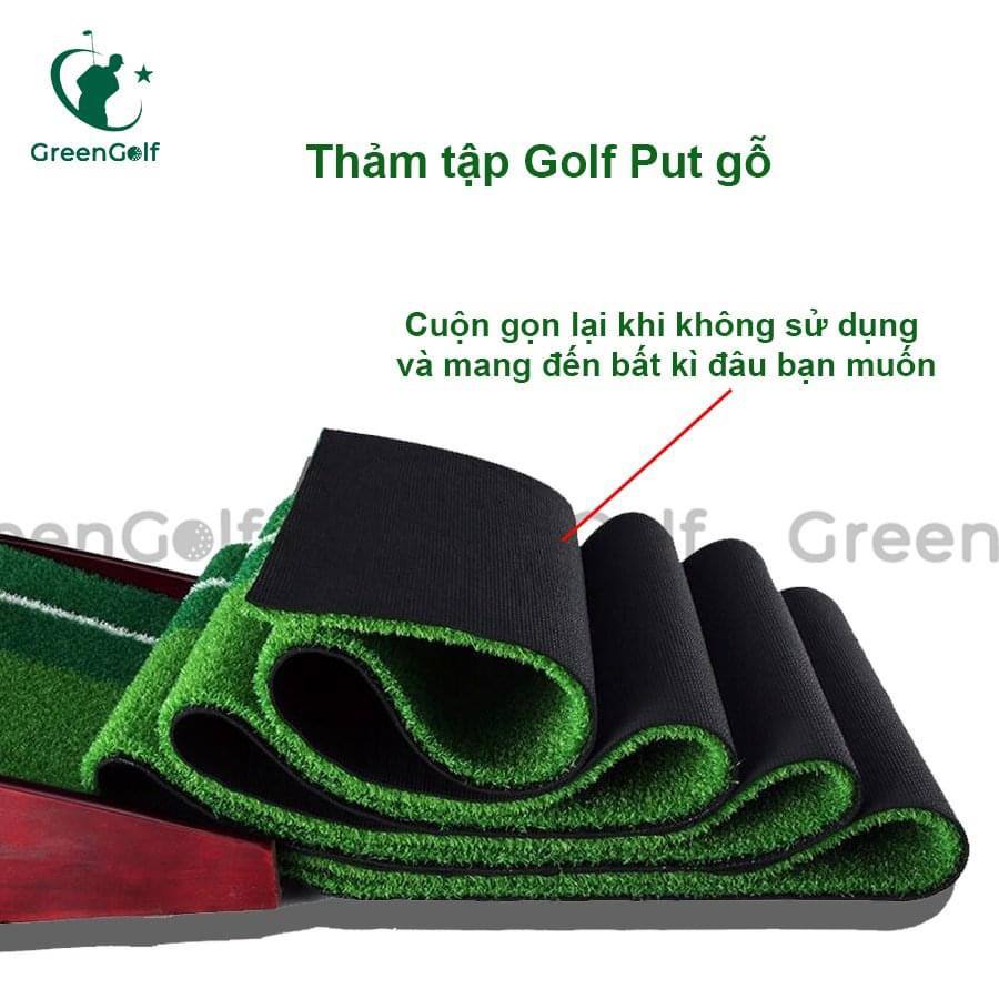 Thảm tập Golf Put gỗ