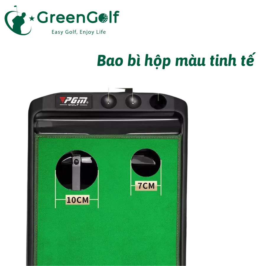 Thảm tập Golf Put tự động bật bóng PGM _ TPBL01