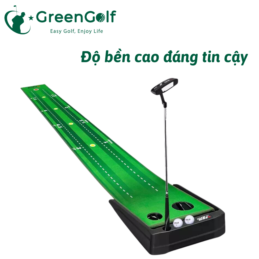 Thảm tập Golf Put tự động bật bóng PGM _ TPBL01