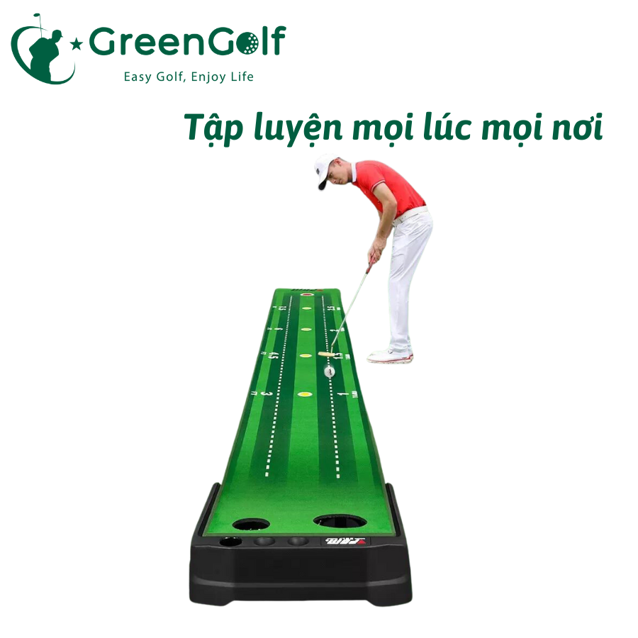 Thảm tập Golf Put tự động bật bóng PGM _ TPBL01