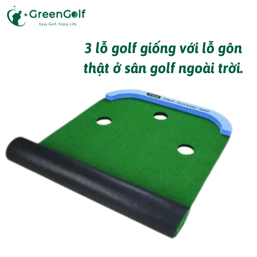 Thảm Tập Golf Put 3 Lỗ