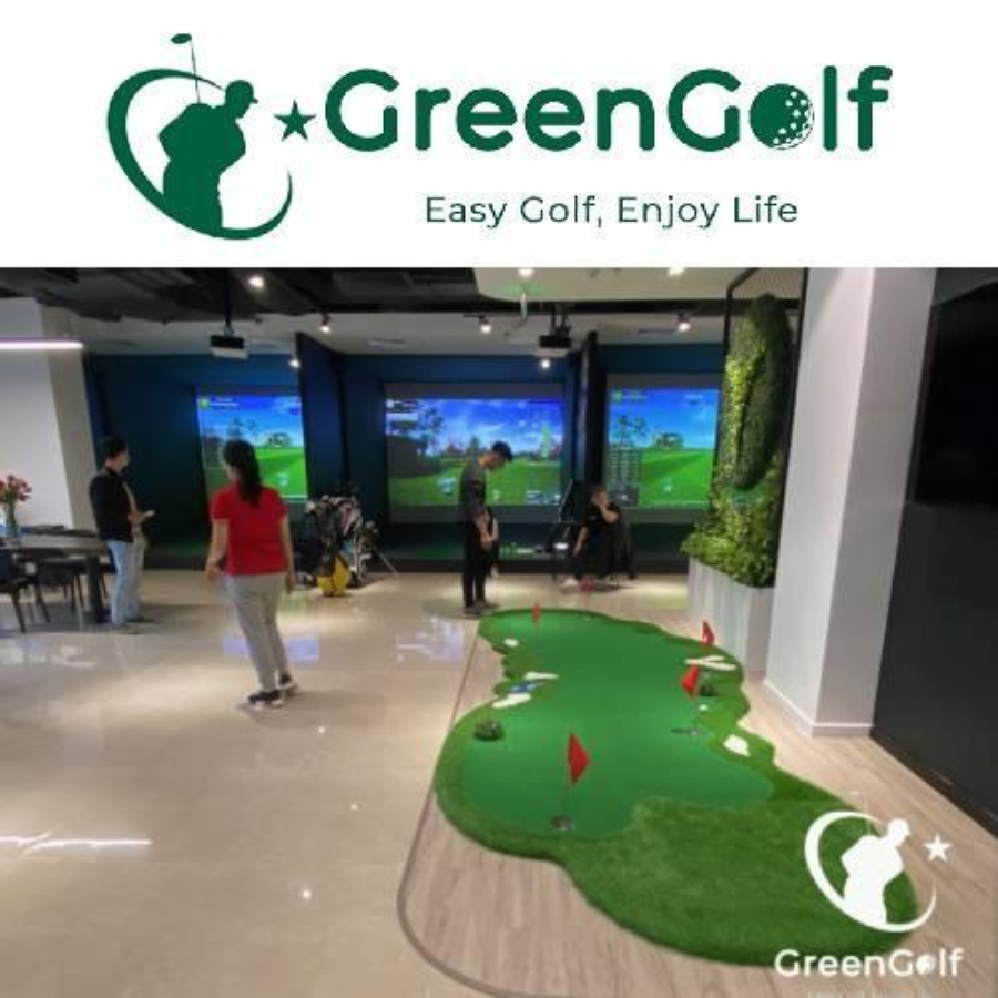 Thảm Tập Golf Cao Cấp 2x4.5m _ Thảm Putting 3D Thiết Kế Đẹp - TTP0245