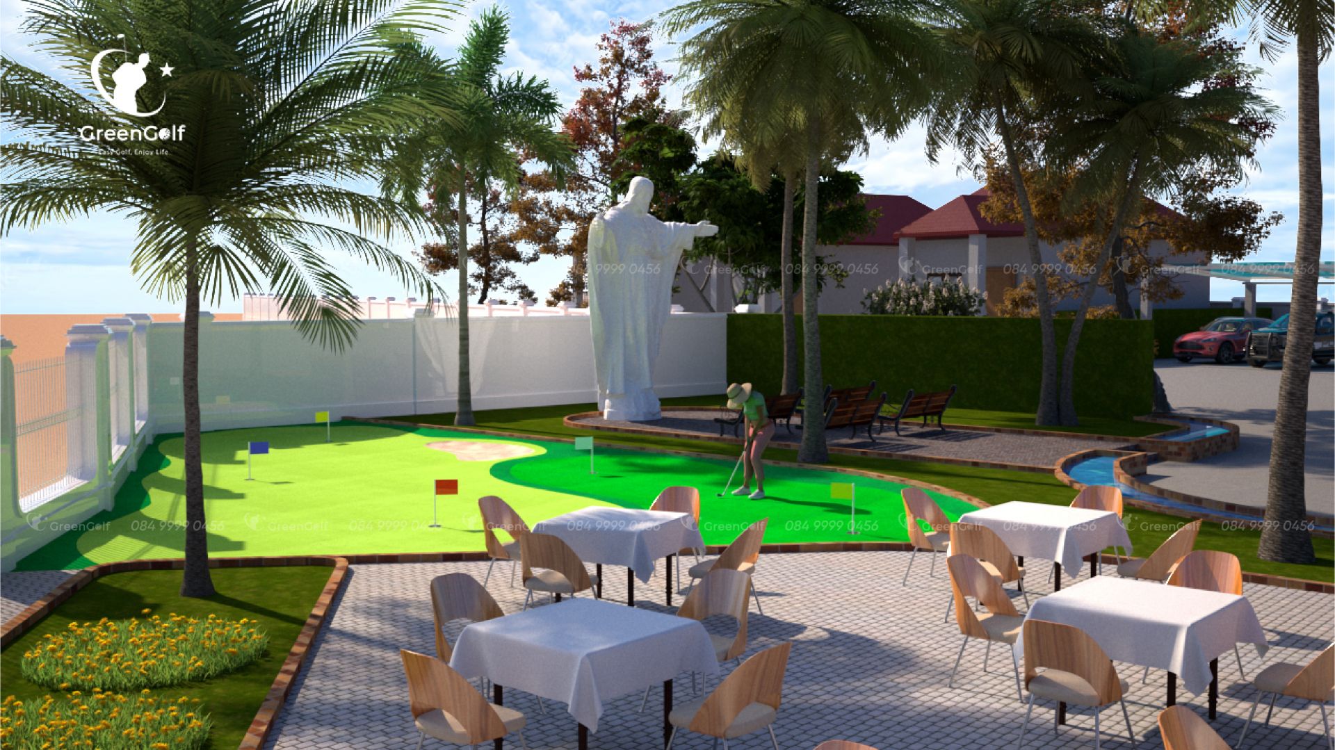 Tư vấn, thiết kế sân golf mini tại Hồ Chí Minh - TVTK9