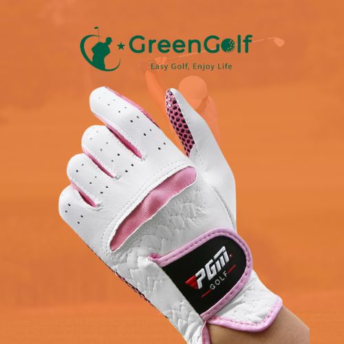 GĂNG TAY GOLF NỮ VẢI SỢI CAO CẤP THOÁNG KHÍ - PGM GOLF LADY GLOVES - ST007