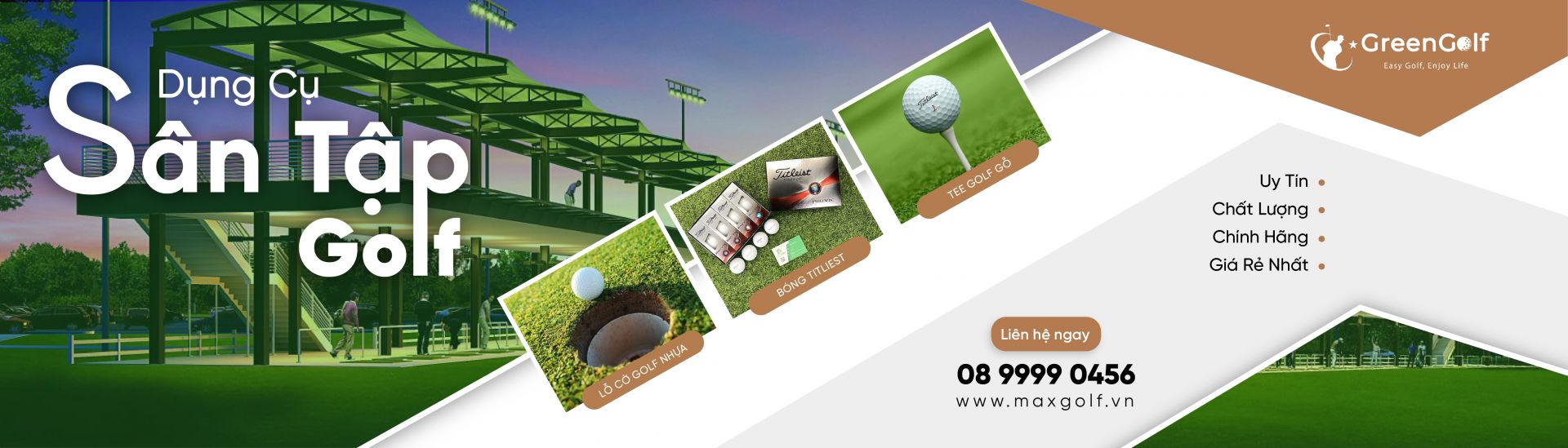 Dụng cụ sân tập golf