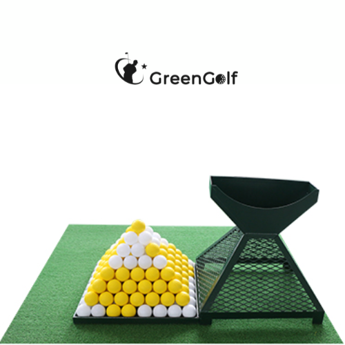 Khay đựng, xếp bóng golf hình kim tự tháp