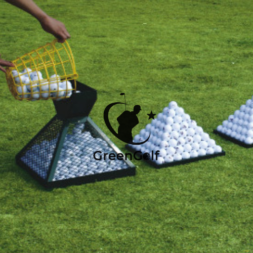 Khay đựng, xếp bóng golf hình kim tự tháp