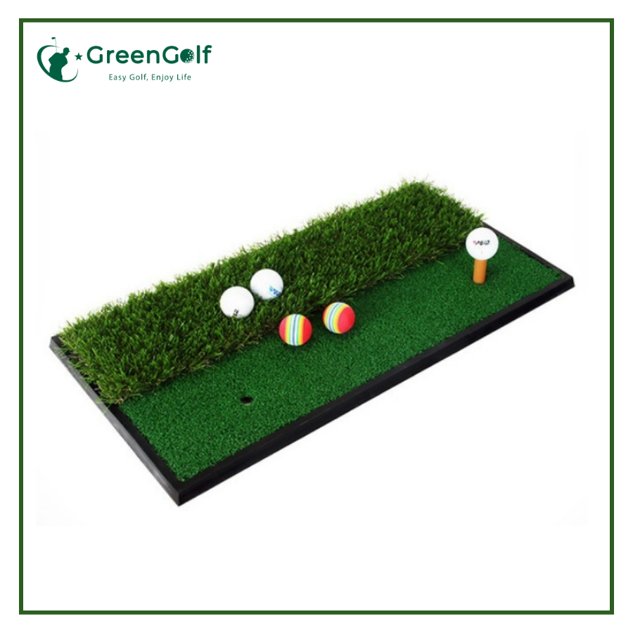 THẢM TẬP SWING GOLF - PGM DOUBLE GRASS MINI HITTING MAT - DJD005